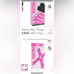 Hog Tie in Neon Pink